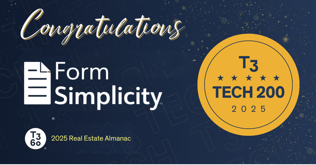 Form Simplicity Honored as a 2025 Tech 200 Best-in-Class Solution Image